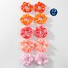 Nuevo Estilo Transfronterizo Retro Simple Color Sólido Set de Gomas para el Pelo Tela Cintas para el Cabello Bandas Elásticas Retro Simples Venta al por Mayor