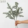 Ramas Pequeñas Artificiales de Helecho Espárrago y Hojas de Pino para Decoración Navideña, Adecuadas para Escaparates de Centros Comerciales, Decoraciones de Marcos de Puerta y Arreglos Florales