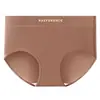 Calcinhas femininas de algodão puro de alta elasticidade, cintura média, com estampa de letras, estilo fino de verão, absorventes de suor, forro 100% algodão, respiráveis, calcinhas estilo triângulo femininas que cobrem o quadril