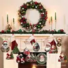 Suministro Directo Nuevo Transfronterizo Colgantes Artesanales de Madera Colgantes para Decoración de Árbol de Navidad Decoraciones Festivas para el Hogar
