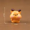 Figuras creativas y adorables de cerdito y gato en miniatura, perfectas para decoraciones DIY de casas de muñecas, paisajes en miniatura y adornos de escritorio