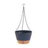 Anthony Diaolan Maceta de Plástico para Interior Colgante Cesta Colgante Maceta Rattan Verde Hogar Balcón Exterior