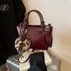 Bolsas Femininas, Bolsas Femininas, Bolsas Saco Portáteis Estilo Retrô, Novo Estilo de Inverno Feminino, Bolsas de Ombro Simples e Versáteis, Bolsas Femininas para Trabalho e Dia a Dia