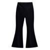 Pantalones acampanados de micro pana gruesa para chica caliente europea y americana para mujer, de cintura alta con cremallera lateral, holgados con caída y pierna ancha
