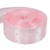 Rollo Pequeño de Cinta de Poliéster de Puntos de 2.5cm, Accesorios de Ropa Transfronterizos, Accesorio para el Cabello de un Solo Lado, Moño con Puntos, Caja de Regalo Hecha a Mano para Bricolaje