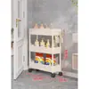 Estante de Almacenamiento de Pie Detrás de la Puerta, Carrito Móvil para Sándwiches, Refrigerador, Gabinete para Espacios Estrechos, Baño, Cocina, Estante de Almacenamiento para Sala de Estar