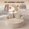 Comercio Exterior Transfronterizo Más Vendido Sofá Cama de Tela Minimalismo Italiano Moderno Sofá Cama Sala de Estar Sofá Perezoso Lavable