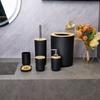 Yufei Transfronterizo Baño Lavado Bambú Seis Piezas Bomba de Loción Taza para Cepillo de Dientes Caja de Jabón Estilo Escandinavo Set Simple