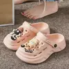 Nuevos Zuecos de Eva 2025 para Mujer, Pantuflas de Verano para Pareja, Calzado Exterior de Moda, Zuecos Antideslizantes de Suela Blanda