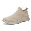 Zapatos deportivos casuales de malla voladora para hombre, talla grande, calcetines holgados para caminar, zapatillas ligeras para correr para pareja, zapatos para mujer