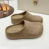 Nuevas Chanclas de Verano 2026 de Punta Cuadrada Francesa para Mujer, Chanclas de Verano para Exteriores con Cuña y Clip, Sandalias de Moda Versátiles
