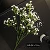 Simulación transfronteriza de flores, simulación de una sola rama, estrella de plástico, decoración del hogar, adornos, arreglo floral de boda, arreglo floral en forma de estrella
