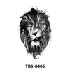Tbs Pegatinas de Tatuajes Coloridas de Moda Personalizadas para Medio Brazo Tigre León Blanco y Negro Europeas y Americanas Pegatinas de Tatuajes de Flores para el Brazo