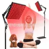 Nuevo Soporte de Pie con Lámpara de Bronceado Azul Completo y Morado Completo, 250 Lámparas, Lámpara de Terapia de Luz Roja, 50W, Soporte de Pie Móvil