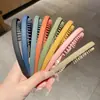 Faixa de Cabelo Preta Fosca com Dentes Antiderrapantes para Segurar Cabelos Quebrados, Faixa para Aplicar Máscaras Faciais, Lavar o Rosto, Grampo de Cabelo Masculino, Acessório de Cabelo