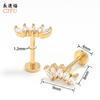 Brincos de Aço Inoxidável com Zircônia, Piercings de Cartilagem, Piercings Labiais Espirais Internos, Cuidados com Piercings de Orelha, Brincos com Revestimento a Vácuo, Mais Vendidos na Amazon