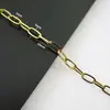 Punto de Oro de 18K Acero Inoxidable Multiestilo Cadena Gruesa Pulsera Collar Hecho a Mano DIY Accesorios de Joyería de Acero de Titanio Venta al por Mayor