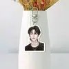 Zhou Keyu Acrílico Blanco Llavero de Doble Cara Soporte para Ventilador Colgante para Bolsa Colgante para Mochila Artículos de Celebridad Diseño Personalizado