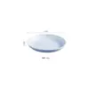 Prato de jantar popular de estilo nórdico transfronteiriço de trigo 20cm prato redondo para bolinho prato doméstico caixa de presente pode imprimir logotipo