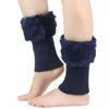 Calcetines de Punto Transfronterizos Cortos con Doblez Cubrepiernas Mao Mao Otoño e Invierno Cálidos de Punto Lana Cubrebotas Navidad Cubrepantorrilla