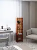 Estante de acrílico moderna de luxo leve, grau E0, combinação livre integrada, armazenamento de chão