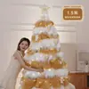 Árvore de Natal Grande Rosa de Pelúcia com Luzes Conjunto, Árvore de Natal Artificial, Enfeite de Fundição, Dobrável Feito à Mão