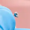 Stud de Hueso de Oreja Rosca Cuatro Garras Aleación de Titanio F136 Stud para Labio Joyería Accesorios