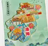Ímãs de Geladeira de Metal em Estoque de Cidades Chinesas, Pontos Turísticos de Henan, Lembranças Turísticas, Kaifeng, Wanshimen, Luoyang, Laojunshan