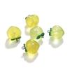 Atacado fofo simulação resina acrílico tridimensional semi-tridimensional fruta pingente diy colar pulseira chaveiro