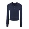 Chaqueta cárdigan corta con capucha para mujer, nuevo modelo de otoño 2026, color liso, bolsillos grandes, cierre de cremallera, corte ajustado, sudadera casual