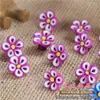 15mm 3D fofo feito à mão flor de cerâmica macia flor diy pulseira de cordão infantil colar acessórios de cabelo para roupas acessórios de material