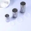 Agitador de Polvo con Tapa, Polvo de Cacao, Polvo de Café, Agitador de Polvo de Acero Inoxidable, Recipiente para Polvo, Cubo Estilo Malla Fina, Botella para Condimentos