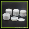 Frasco de creme branco 50g ml frasco de creme frasco de pomada frasco de creme para bebê frasco de cera frasco de creme 50g