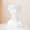 Jarrón de cerámica nórdico creativo para el cuerpo Blanco simple decoración del hogar creativo estilo ins Europeo lujo ligero Alto sentido
