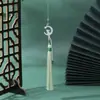 Colgante Caja de Regalo de Navidad con Borla de Conejo Estrella y Luna Colgante de Estilo Antiguo para Bolso Hanfu Accesorio de Borla para Abanico