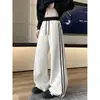 Pantalones casuales con estampado de escamas de dragón estilo americano para hombre, pantalones deportivos de marca de moda para otoño, corte holgado, peso pesado, pierna ancha, pierna recta, joggers
