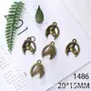 Acessórios para Joias de Liga DIY Verde Antigo Animal Cavalo Vários Colares Pingentes Pulseiras Retrô Chaveiros Charms do Ano do Cavalo