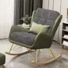 Cadeira de Balanço Nórdica Preguiçosa para Varanda, Uso Doméstico, Lazer, Moderna, Minimalista, Reclinável para Apartamento Pequeno, Sofá Individual