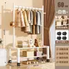 Varal de roupas interno, adequado para quartos e varandas, um cabideiro doméstico, um varal de roupas móvel e autoportante