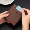 Carteira Curta Nova Masculina Transfronteiriça Moda Zíper Horizontal Porta-Moedas Masculino Jovem Bolso Externo para Cartão