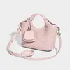 Bolso de Mano de Cesta de Verduras Tejido a Mano de Gama Alta para Mujer 2026 Nueva Moda Bolso Cubo Madre e Hija Bolso de Hombro Cruzado Único