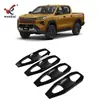Aplicável a 26 modelos de Toyota Hilux Travo maçaneta externa modificada decoração puxador de porta proteção