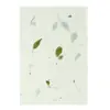 Papel Floral Yunlong Papel de Carta Papel Xuan Pequeno Escrita Regular Papel de Trabalho Papel Pele Yunlong Papel Xuan da Planta do Chá Estilo Antigo Papel de Carta de Uma Linha