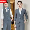 Nuevos trajes de estilo nacional chino, ropa de trabajo para recepción de hotel, uniformes de trabajo para departamento de ventas y joyerías, conjuntos de traje para mujer