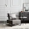 Cadeira de sofá de ferro estilo retrô industrial luxo leve simples sala de estar área de lounge sofá designer sofá pequeno individual