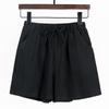 Populares de Comercio Exterior Verano Nuevo Holgados Tacto Algodón Crepé Talla Grande Estudiante Deportivos Casuales Pantalones Cortos Pantalones de Pierna Ancha para Mujer