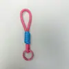 Fivela de Anel Pingente de Contas Feito à Mão, Chaveiro Colorido para Homens e Mulheres, Mosquetão, Pulseira de Casal, Alça de Bolsa, Venda Direta da Fábrica