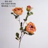 Zhi Yao Tacto de Mano Rosa Estilo INS Transfronterizo Flor de Simulación Flor Artificial Plantas Verdes Venta al por Mayor Decoración de Bodas Artesanía Fabricante