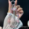 Cadena para Teléfono Móvil Mariposa de Zirconia de Alta Resistencia, Cadena de Muñeca para Teléfono Móvil, Cuentas de Cristal Perlas, Cadena Colgante para Funda de Teléfono Móvil Venta al por Mayor