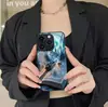 Estilo ISD Creativo Libro Tren Vidrio de Alta Transparencia Funda para Teléfono Iphone16Pro Cubierta Protectora de Gama Alta Apple 17